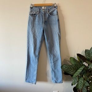 Agolde Lana Jeans Light Wash mid rise jeans size 25